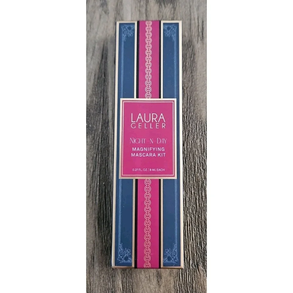 LAURA GELLER Night-n-Day Magnifying Mascara Kit Black & Brown Full Size